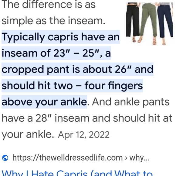 LULULEMON black and grey leggings Capri pants women's size 6 - Picture 9 of 9